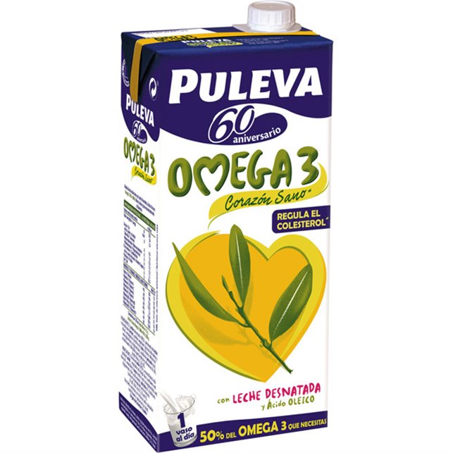 Leche Puleva Omega3 Desnatada 1l