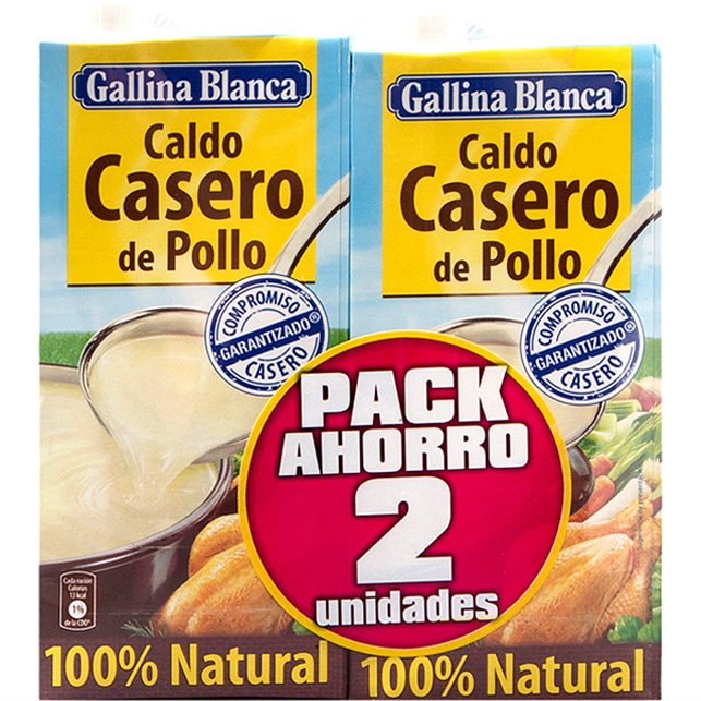 CALDO G.B POLLO 100%NAT 1L P-2U