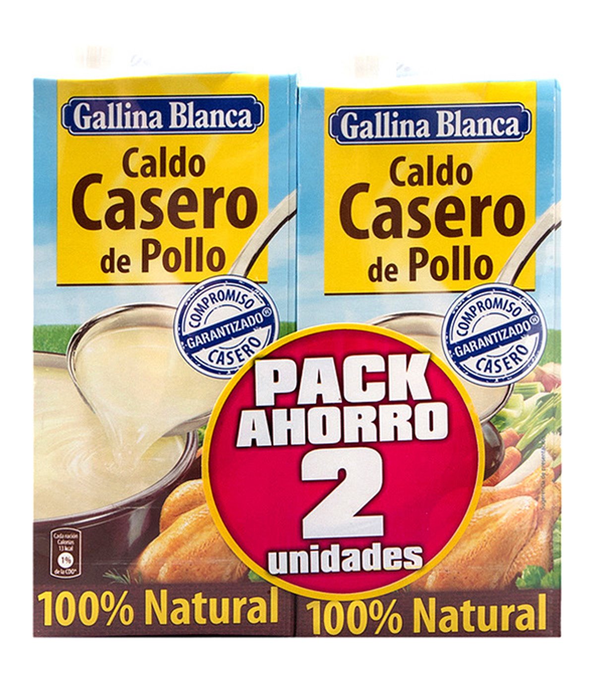 CALDO G.B POLLO 100%NAT 1L P-2U