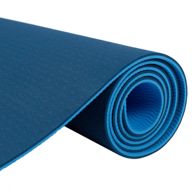 Esterilla Yoga Pilates antideslizante bicolor material ECO - RISCKO